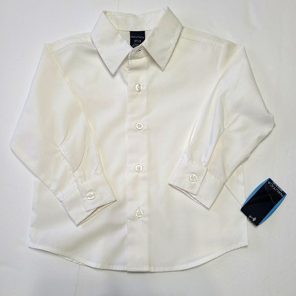 3t white dress shirt